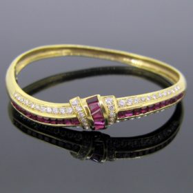 Rubies and Diamonds Bangle