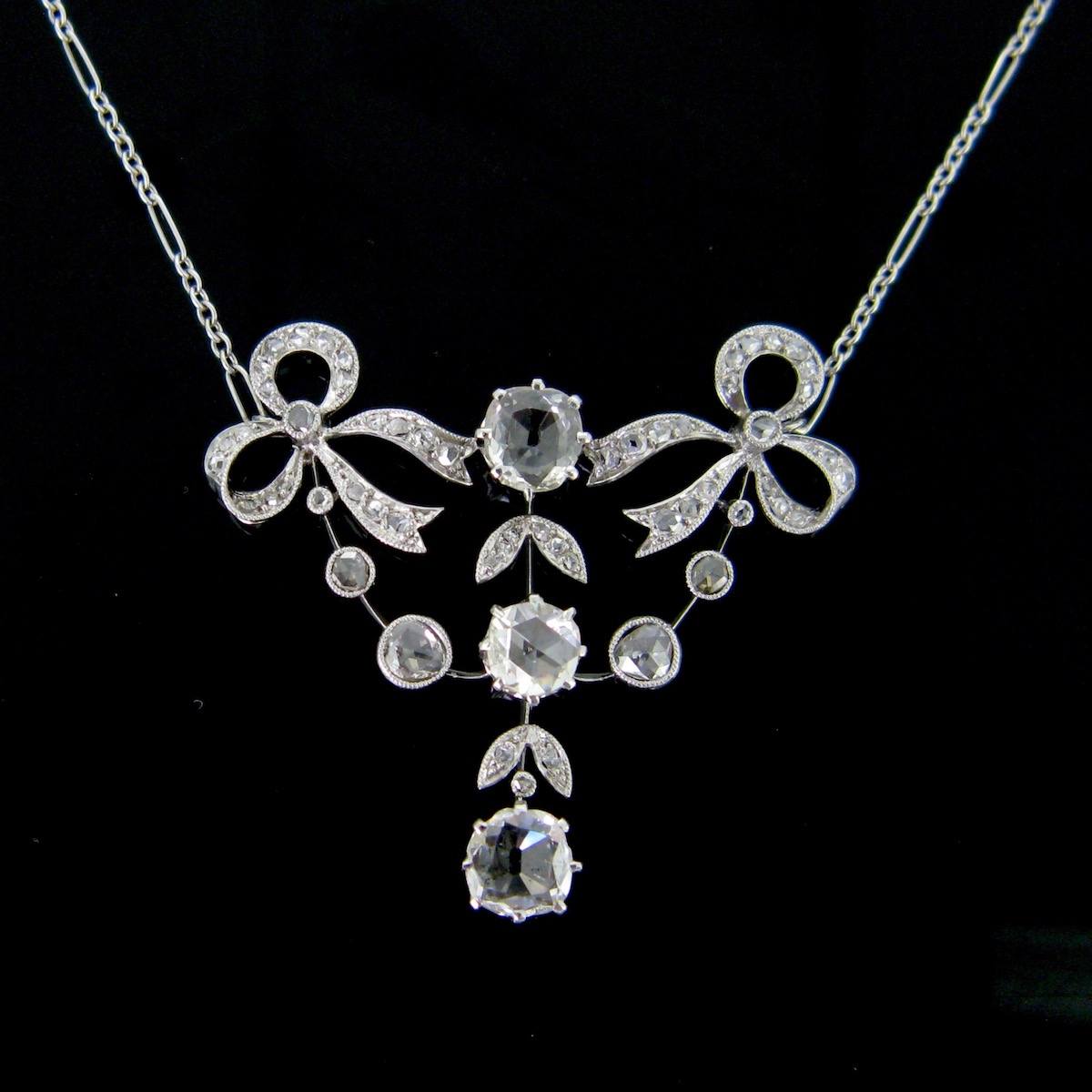 Rose Cut Diamond Pendant | canoeracing.org.uk