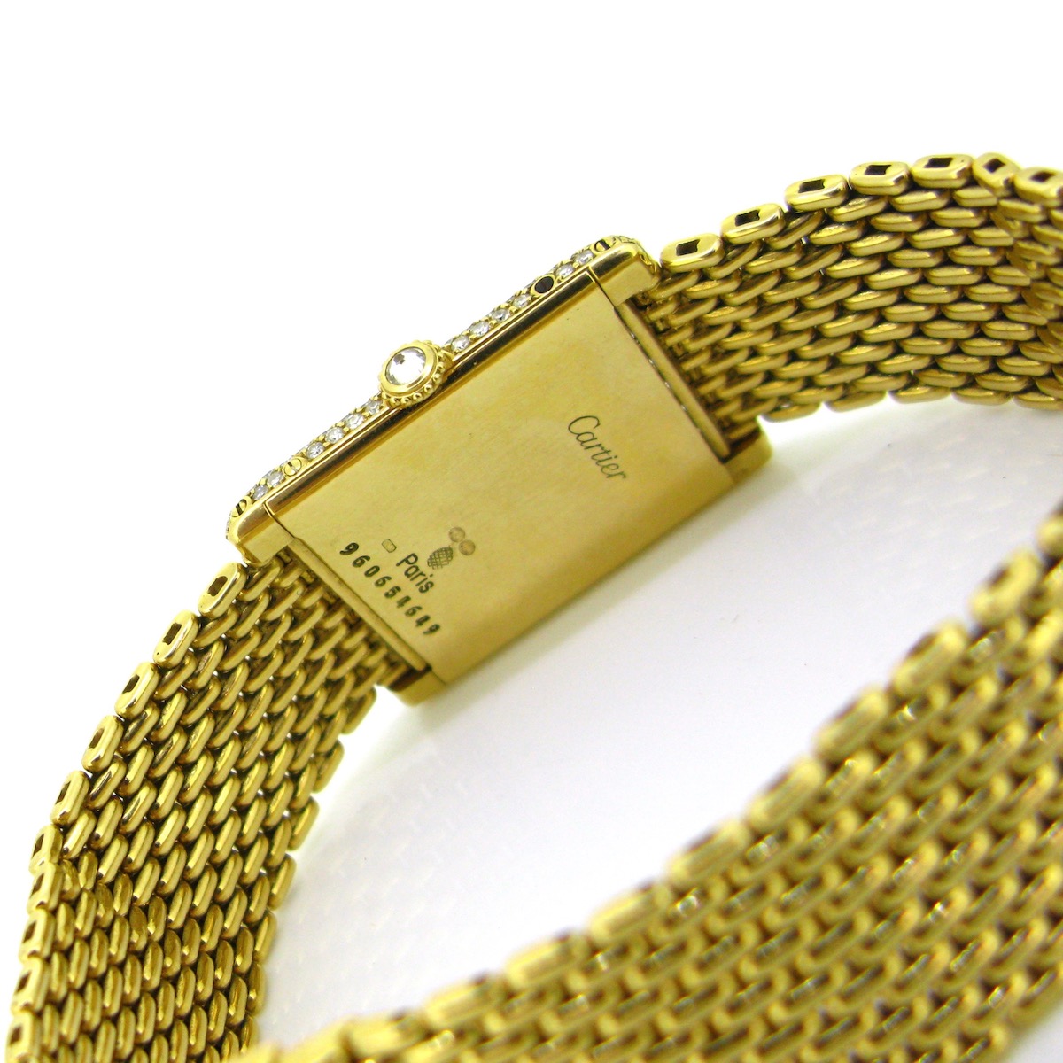 Cartier Tank 18k Bracelet Grain de Riz - Watch Out