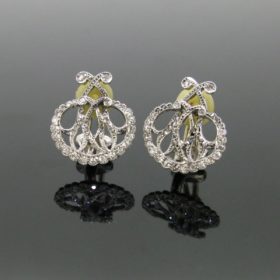 Edwardian Diamonds Earrings Clips